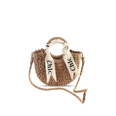 CHLOÉ SMALL WOODY BASKET BAG   (25*19cm)